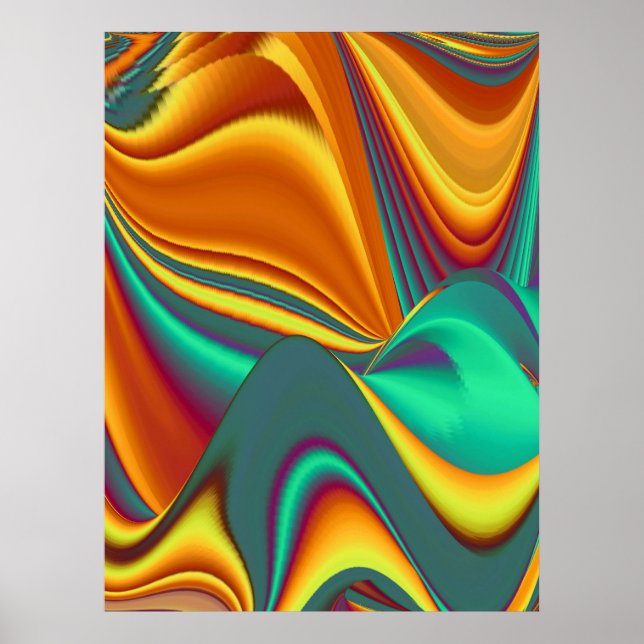 Vår Sommar Höst Blommor Magi Poster (Framsidan)