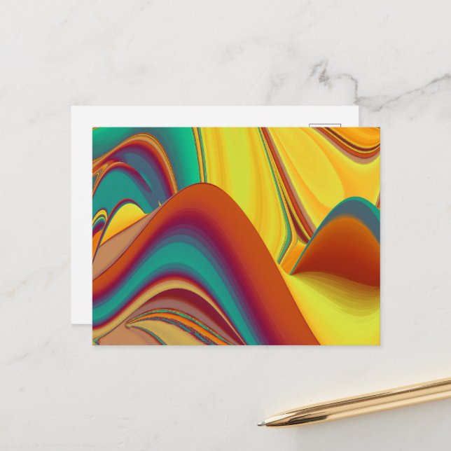 Vår Sommar Höst Blommor Magi Vykort (Fram/Back In Situ)