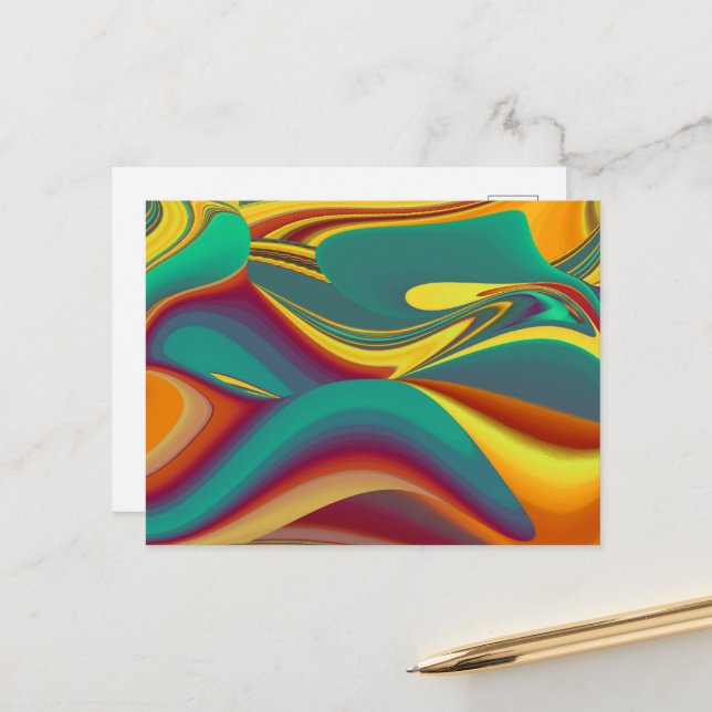 Vår Sommar Höst Blommor Magi Vykort (Fram/Back In Situ)