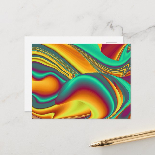 Vår Sommar Höst Blommor Magi Vykort (Fram/Back In Situ)