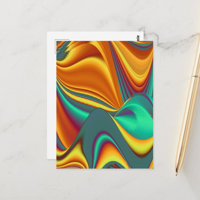 Vår Sommar Höst Blommor Magi Vykort (Fram/Back In Situ)