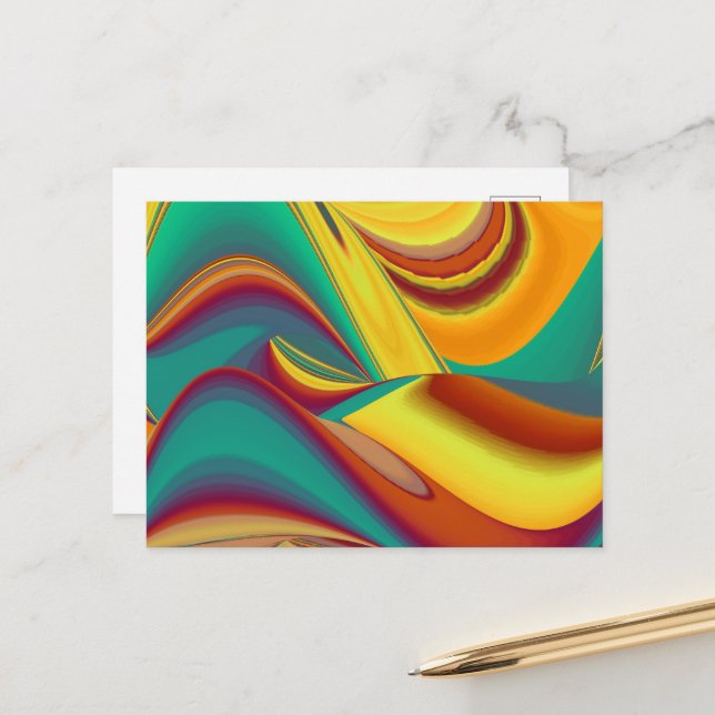 Vår Sommar Höst Blommor Magi Vykort (Fram/Back In Situ)