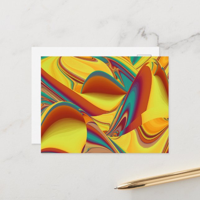 Vår Sommar Höst Blommor Magi Vykort (Fram/Back In Situ)