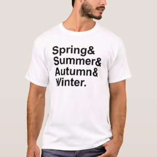 Vår Sommar Höst Vinter   Fyra Årstider T-shirt
