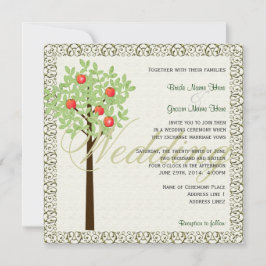 vår, sommarbröllopsinbjudningar. inbjudningar