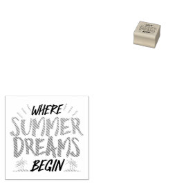 Var sommaren Dreams börjar i Tropical Paradise Stämpel