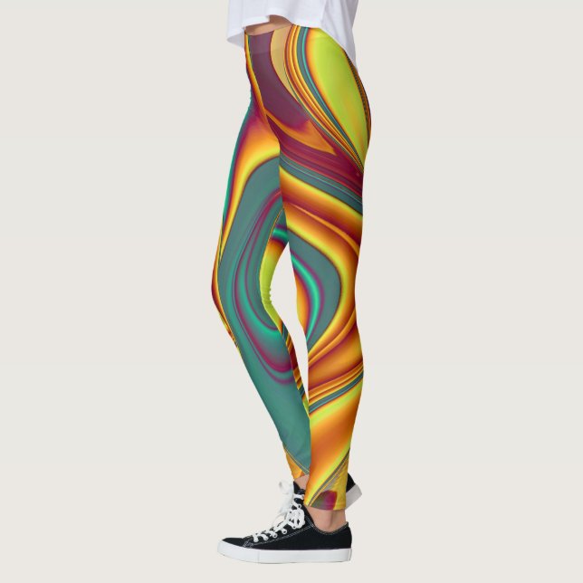 Vår sommarens höstblommor Magic Leggings (Vänster)