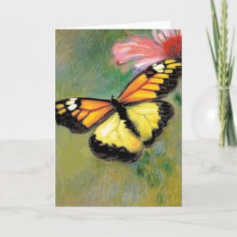 Vår sommarfjäril - hälsningskort tack kort