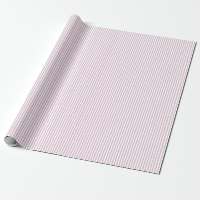 Vår SommarSoft Ljus rosa Rand Gift Presentpapper (Utrullad)