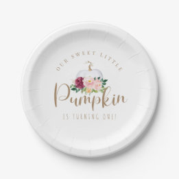 Vår söta lilla Pumpkin Plate