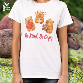 VAR SÖTNOS VAR KAPY Cute Watercolor Kapybara T Shirt