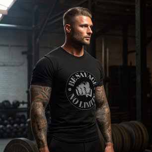 Var sparad utan gränser för Gym Motivational T-Shi T Shirt