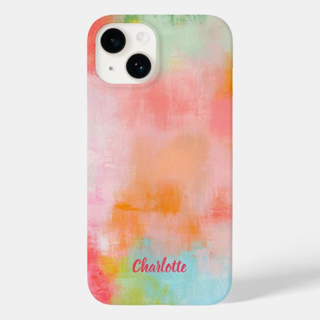 Vår Spark - Rosa Coral - Namn eller Monogram (Baksida)