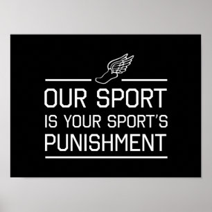 Vår sport är din sport bestraffning poster