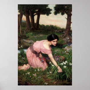 Vår Spreads en Grönt Lap of Flowers - 1910 Poster
