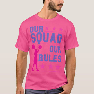 Vår Squad Våra Regler Cheerleading T Shirt