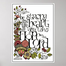 Var stark - Art Print Poster