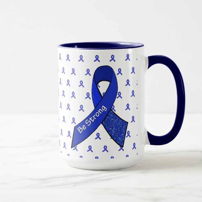 Var Stark Blå Fjäril Kronisk Trötthet ME/CFS Mu Mugg (Höger)