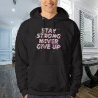 VAR STARK GE ALDRIG UPP Hoodie