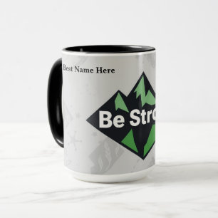 Var Stark Geometrisk Mugg