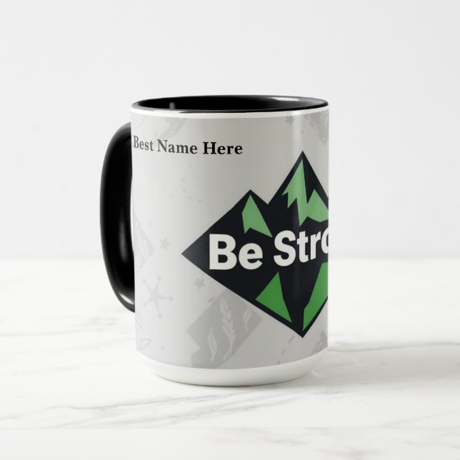 Var Stark Geometrisk Mugg (Framsida vänster)