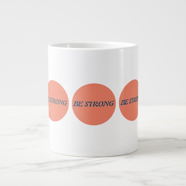 Var stark Mugg Jumbo Mugg (Framsidan)