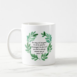 Var stark och modig kaffemugg