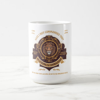 Var stark och modig kaffemugg