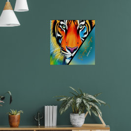 Var stark och modig kristen tro poster