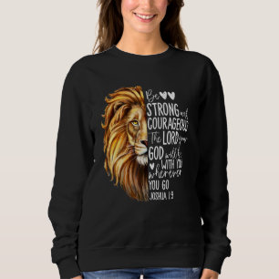 Var Stark Och Modig Kristna Bibelvers Jos T Shirt