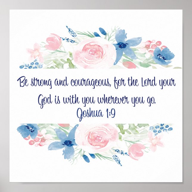 Var stark och modig poster (Framsidan)