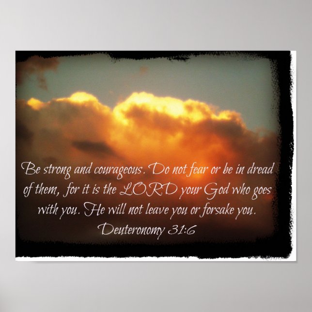 Var stark och modig poster (Framsidan)