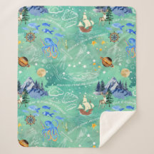 Var stark och modig - Sömlös Mönster-utskrift