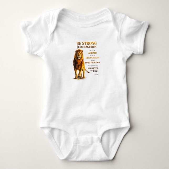 Var stark och modig  t shirt (Framsida)
