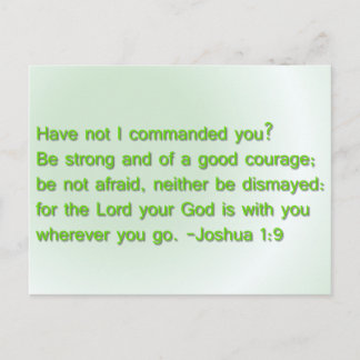 Var stark och visa Bra Vykort