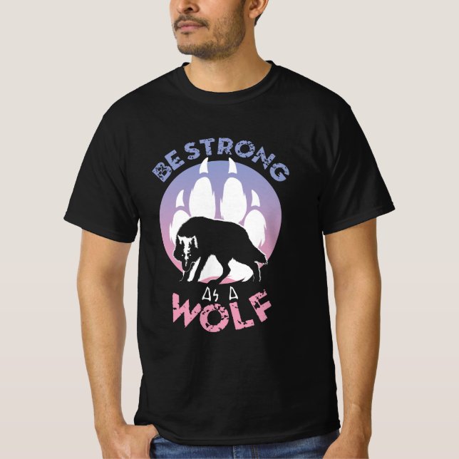 Var stark som Varg T Shirt (Framsida)