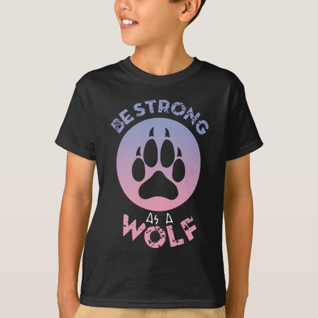 Var stark som Varg T Shirt (Framsida)