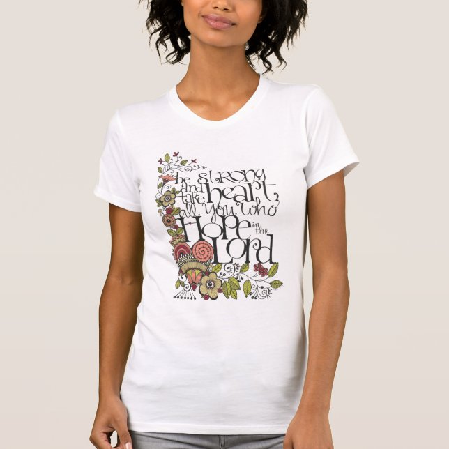 Var stark - T-tröja T-shirt (Framsida)