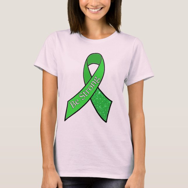 "Var stark" Texas-borrelia-medvetenhetströja Tee Shirt (Framsida)