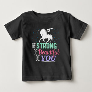 Var Stark Vacker Du - Gymnastik Enhörning T Shirt
