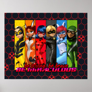 Var stark, var Modig, var Miraculös Poster