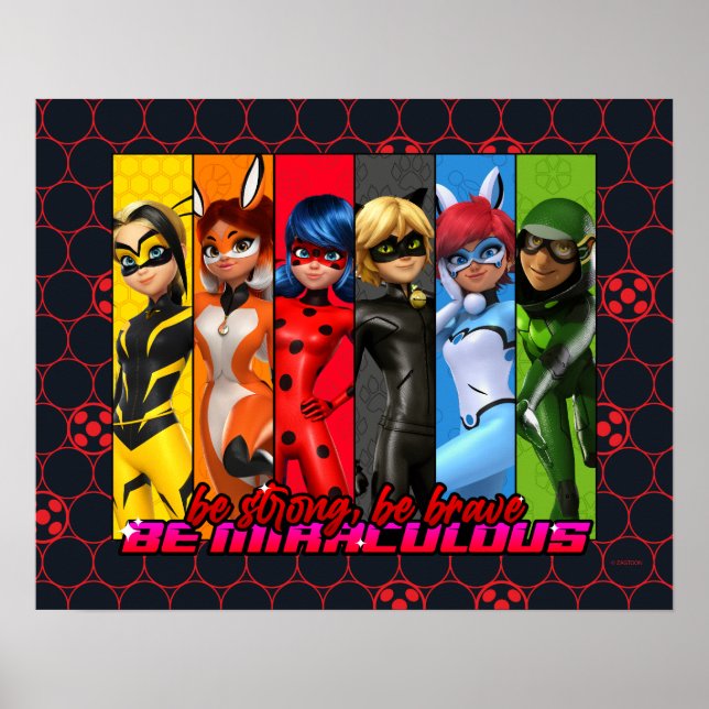 Var stark, var Modig, var Miraculös Poster (Framsidan)