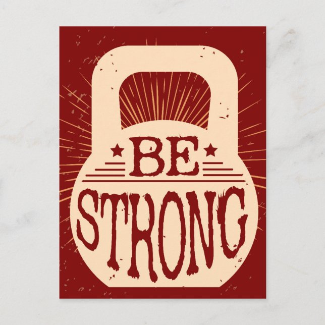 Var stark vykort (Framsida)