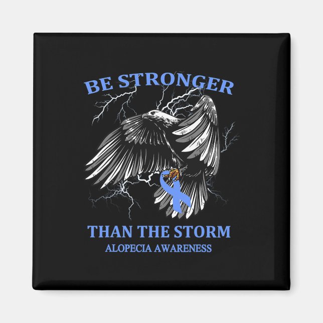 Var starkare än stormen Alopecia Magnet (Framsidan)