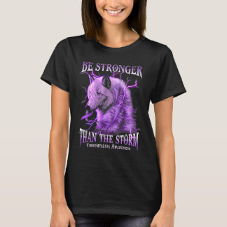 Var starkare än stormen Fibromyalgias medvetenhet T Shirt