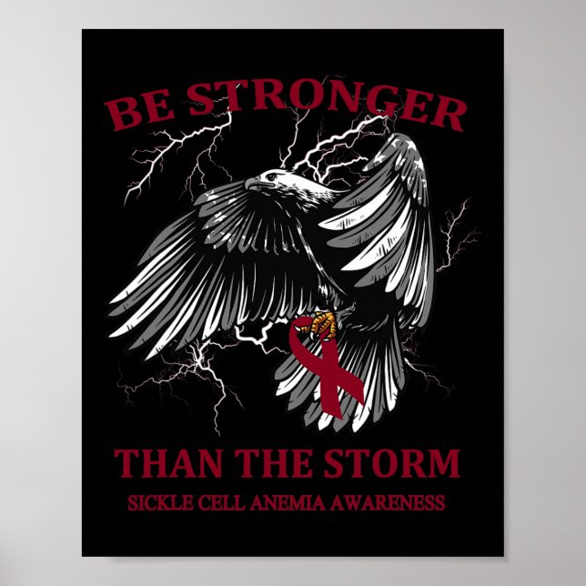 Var starkare än stormsicklecellanemi poster (Framsidan)