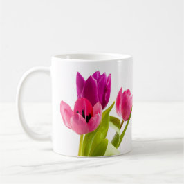 Vår Stil Rosa Tulip-kaffe Mugg