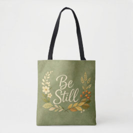 Var Stilla - Blommig Totebag Tygkasse
