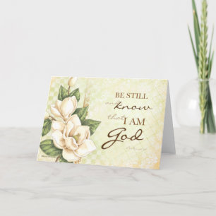 Var stilla... Magnolia Greeting Card Kort