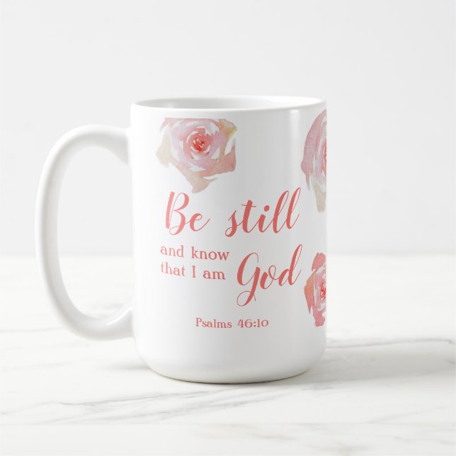 Var stilla och känn Personligen för skriptfel Kaffemugg (Vänster)